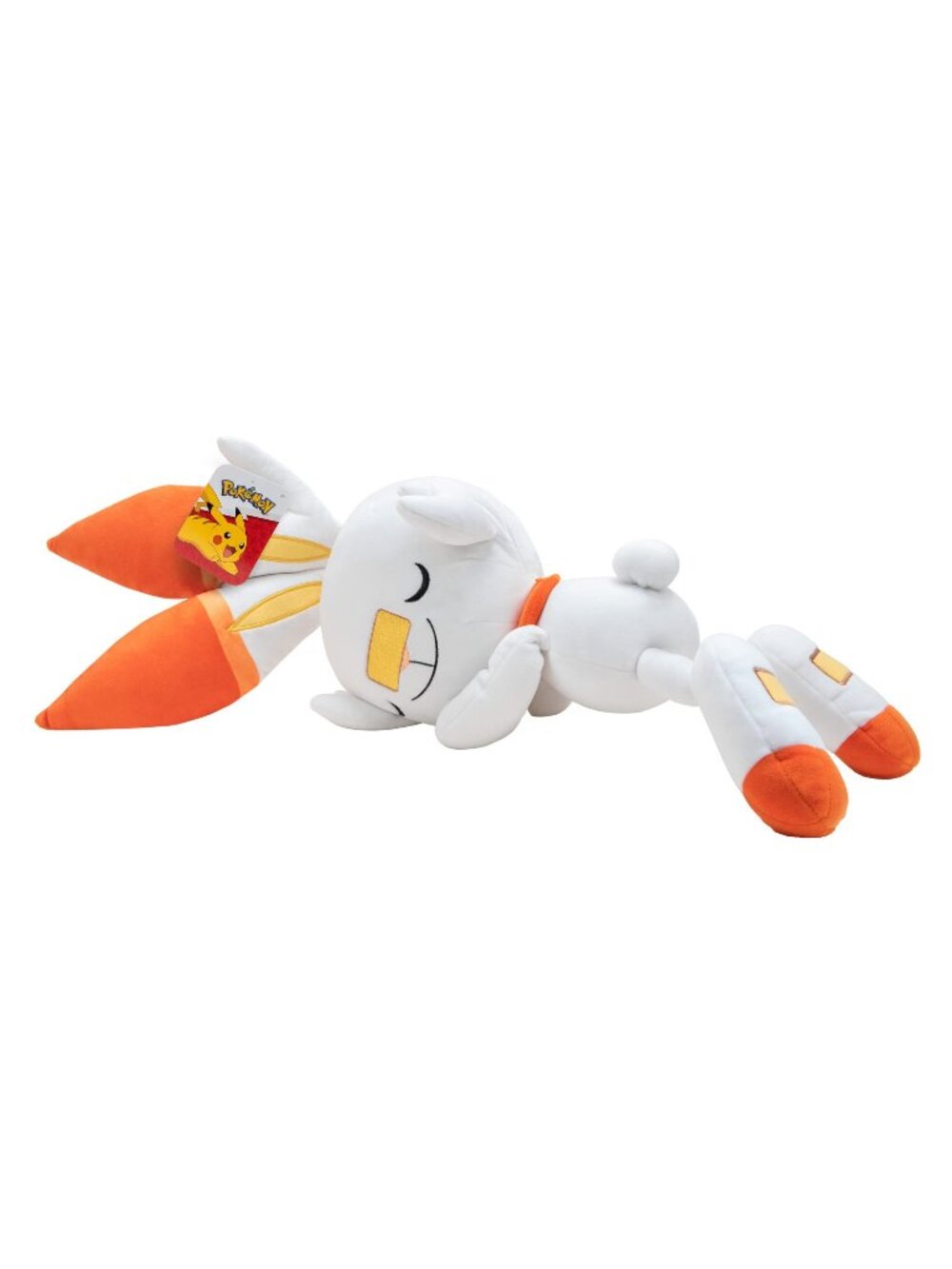 NWT Jazwares Pokemon Scorbunny 18-in Sleeping Plush